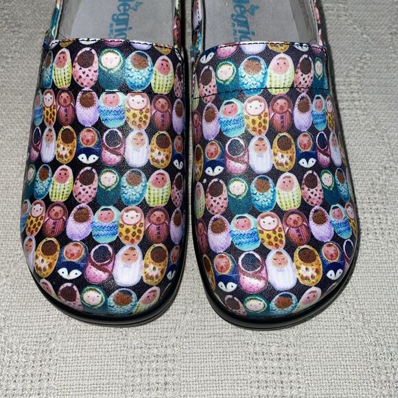 Alegria Women’s Nursing Shoes Size 38 U.S. 7 M Multicolor Baby Motif Comfort - Picture 7 of 12